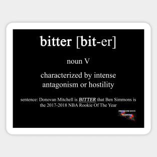 Define: "Bitter" Sticker